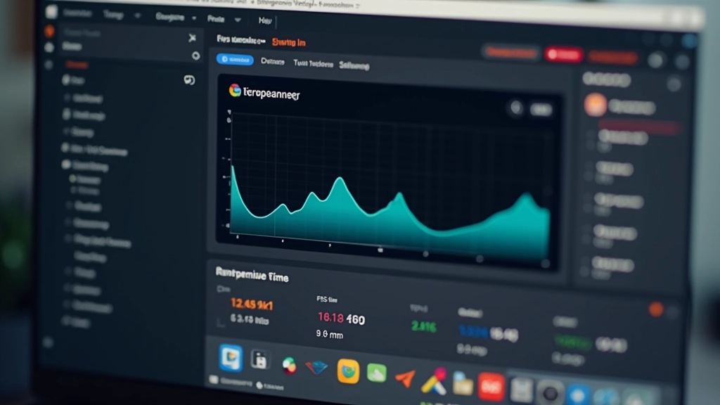 Metriky výkonu webu zobrazené v DevTools, graf FPS a časy renderování stránky